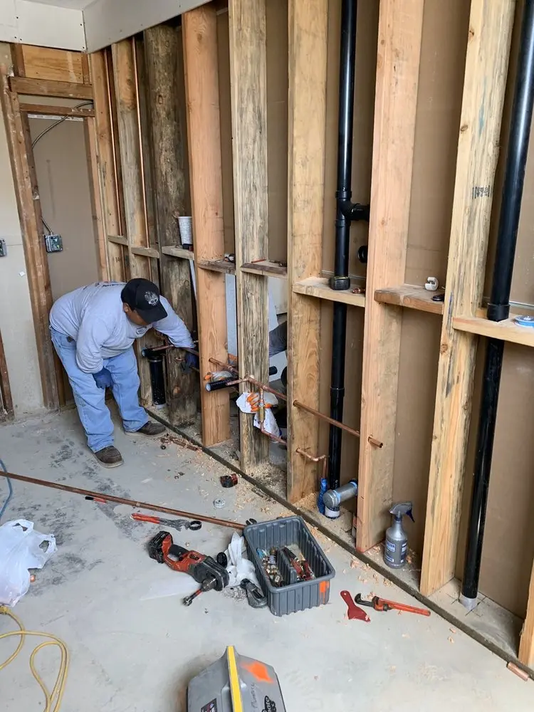 Commercial rough-in plumbing for Water Heater Replacement in West Falmouth